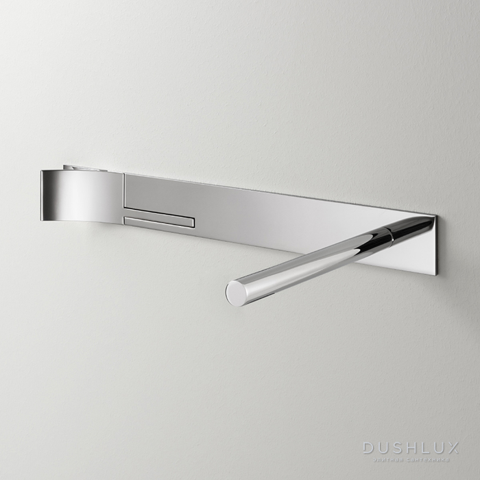 Фото CEA Design CUT PLUS Смеситель для раковины, настенный, цвет: полированная сталь