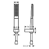 Hansgrohe Rainfinity Душевой гарнитур, настенный, цвет: белый матовый