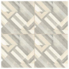 Mutina Azulej Керамогранит 20x20см, универсальный, глазурованный, цвет: prata bianco