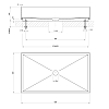 Gessi 316 Раковина 60x35 см, без отв., для установки на столешницу, без перелива, нержавеющая сталь, цвет: Copper Brushed PVD