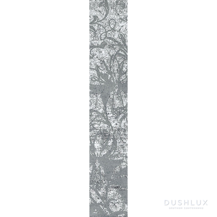 Фото Sicis Vetrite Стеклянная плитка 9.8х59.3см, универсальная, стекло, цвет: bucolico white per-grey