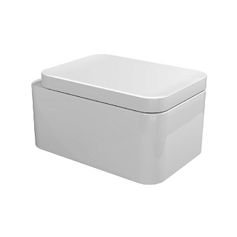Flaminia Nile Унитаз подвесной 54x35xh23см, с системой goclean®, цвет: белый глянцевый