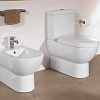 Villeroy&Boch Sentique, Унитаз напольный, 37x67см, с антигрязевым покрытием CeramicPlus, цвет: белый