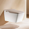 Arrow Glacier Унитаз Smart 41x60см, с функцией биде, подвесной, безободковый, клавиша смыва, EU, цвет: белый/бежевый