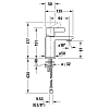 Duravit D-Neo Смеситель для раковины, 1 отв., цвет: хром