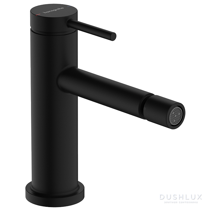 Фото Hansgrohe Tecturis S Смеситель для биде, на 1 отв., с донным клапаном, цвет: черный матовый