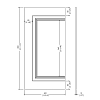 Devon&Devon Élysées Boiserie Керамическая плитка 40x80см, настенная, eb50, цвет: white glossy