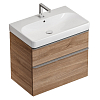 Geberit Smyle Square Тумба под раковину 73x61см., подвесная, цвет: пекан