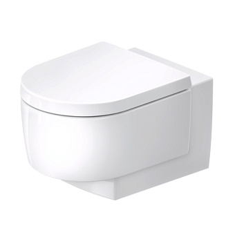 Duravit Balcoon Унитаз 37x54см., подвесной, безободковый, DuraShield, цвет: белый матовый