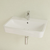 Villeroy&Boch O.novo раковина 65x46x17.5см., 1 отв., подвесная, с переливом, цвет: альпийский белый