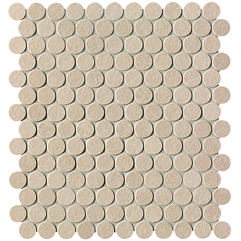 Fap Summer Керамогранит 30x30см, универсальная, мозаика round, цвет: sabbia
