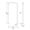 CEA Design MILO360 Излив для раковины 48см., поворотный, цвет: нержавеющая сталь