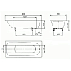 Kaldewei Saniform Plus Mod 375-1 Ванна 180x80см., цвет: белый