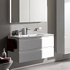 Laufen Pro S Тумба 100x50x54см., подвесная, с раковиной Slim, 2 ящика, вкл. комплект органайзер, цвет: белый глянцевый