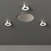 CEA Design FREE IDEAS Верхний душ 4.5см, встраиваемый, хромотерапия, 1 режим, Rain jet, Delrin®, цвет: нержавеющая сталь