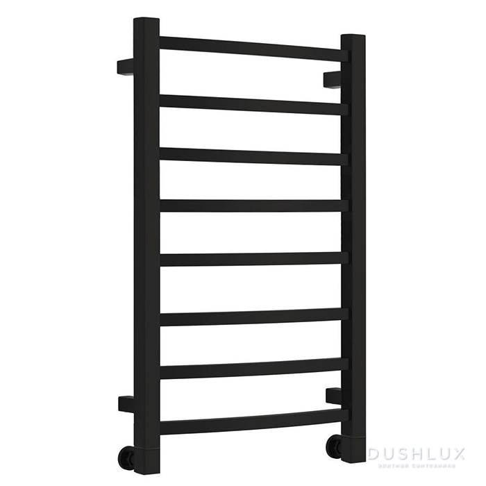 Фото Neoinox Quadro Полотенцесушитель 75x53см, водяной для ГВС, цвет: черный матовый