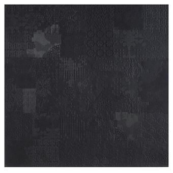Mutina Dechirer Керамогранит 120x120см, универсальный, неглазурованный, цвет: decor nero
