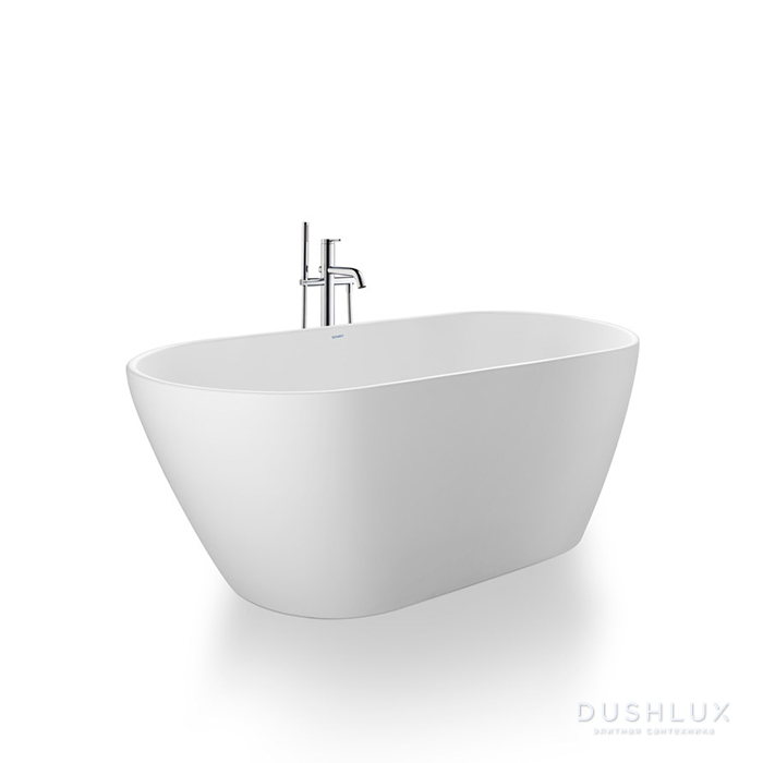 Фото Duravit D-Neo Ванна отдельностоящая 160х75хh60cм., со спец сливом-переливом, цвет: белый