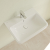 Villeroy&Boch O.novo раковина 60x46x17.5см., 1 отв., подвесная, с переливом, цвет: альпийский белый