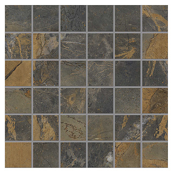 Emilceramica Tele DI Marmo Reloaded Керамогранит 30x30x0,95см, универсальная, глазурованный, цвет: Mosaico Fossil Brown Malevich Lappato