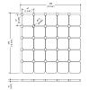 Devon&Devon Elite Плитка из натурального камня 60x60см, универсальная, мрамор, elite 1, цвет: white carrara/black marquinha