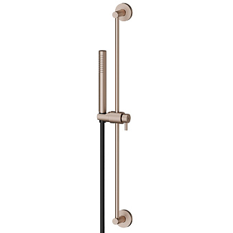 Newform Shower set Душевой гарнитур: штанга, ручной душ из латуни, шланг 150 см, цвет: copper satin