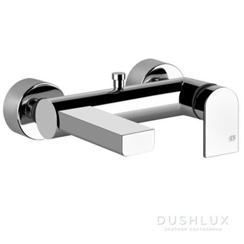 Фото Gessi Emporio Via manzoni Смеситель для ванны,, подвесной, с автоматическим переключателем ванна-душ, цвет: хром