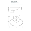 Artceram WASHBASINS FUORI 3 Раковина 63х47 см, 1 отв., цвет: белый