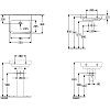 Villeroy&Boch O.novo раковина 55x46x17.5см., без отв., подвесная, без перелива, цвет: альпийский белый