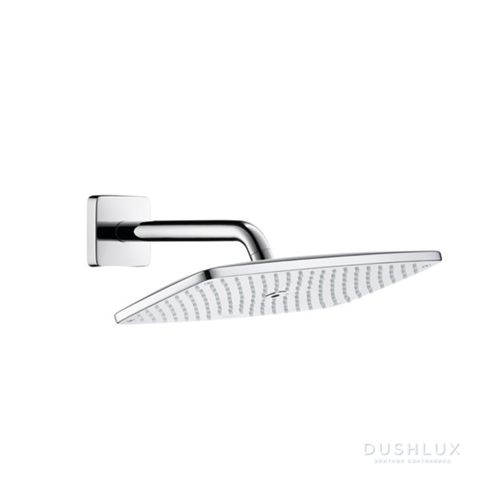Фото Hansgrohe Raindance Е  Верхний душ 1jet (RainAir), 360х190 мм, с настенным держателем 240 мм, G1/2, цвет: хром