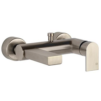 Gessi Emporio Via manzoni Смеситель для ванны,, подвесной, с автоматическим переключателем ванна-душ, цвет: Finox Brushed Nickel