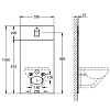 Grohe Стеклянный модуль для унитаза-биде, цвет: черный
