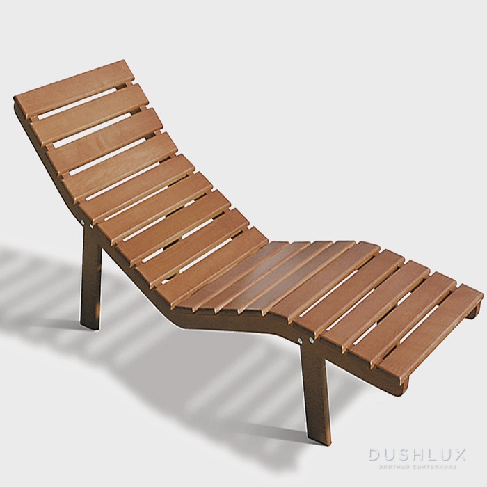 Фото Effegibi Релаксационный лежак, 187x65xh80 см, отделка: обработанный бук
