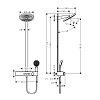 Hansgrohe Pulsify S Душевая система, настенная, 2jet, цвет: хром