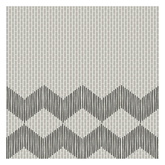 Mutina Tape Керамогранит 20.5х20.5см, универсальная, глазурованный, цвет: zigzag half white