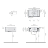 Galassia Meg11Pro Раковина подвесная 60x38см., цвет: белый