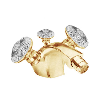 Cristal et Bronze Millesime Dome Смесители для биде, цвет: золото 24 к