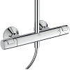 Ideal Standard Ceratherm T25 Душевая система с термостатическим смесителем, верхним душем Ø25см., держателем, лейкой для душа и шлангом 150см., цвет: хром