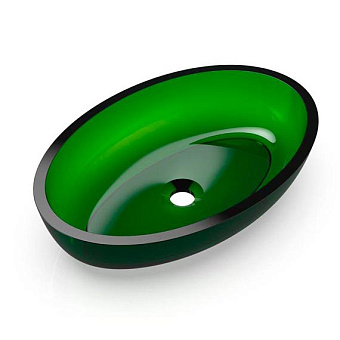 Knief Oval Shape Раковина 55x37x13см., накладная, без отв., из полимерного материала, цвет: Aventurin # 080