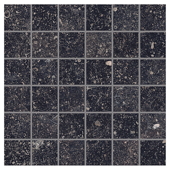 Provenza Unique Bleu Керамогранит 30x30x0.95см, глазурованный, универсальная, цвет: Mosaico Anthracite Noble Natural
