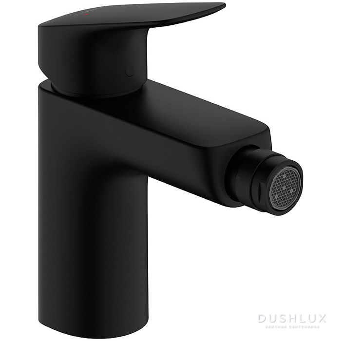 Фото Hansgrohe Logis Смеситель для биде, 1 отв., с донным клапаном, цвет: черный матовый