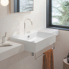 Catalano Zero Раковина 55x47см., без отв., полувстраиваемая, цвет: белый глянцевый