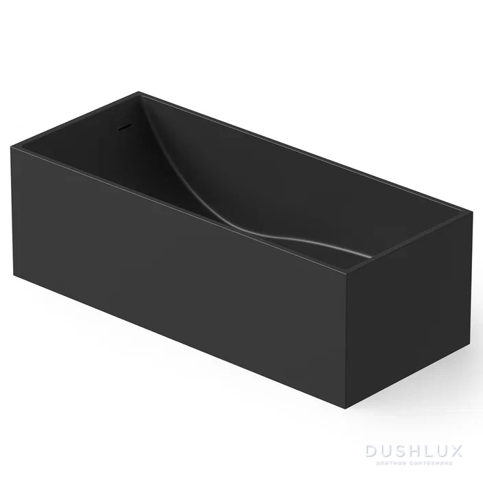 Фото Dea Design Modern Ванна 180x76x58см., отдельностоящая, Solid Surface, цвет: Black №16