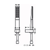 Hansgrohe Rainfinity Душевой гарнитур: ручной душ с гибким шлангом 125 см, цвет: белый матовый