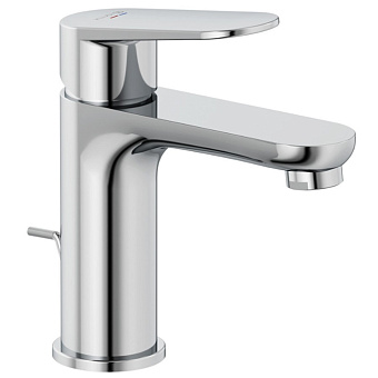 Kludi X1 Смеситель для раковины, 1 отверстие, с донным клапаном, цвет: хром