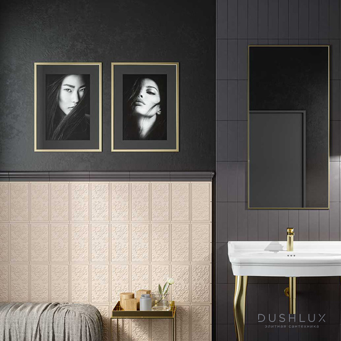 Фото laDiva Greta 01 Керамическая плитка 15x30см, настенная, прямоугольник, цвет: cappuccino