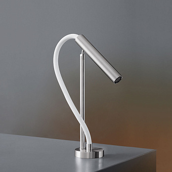 CEA Design ASTA Излив для раковины 31см., с регулируемым и съёмным носиком, цвет: нержавеющая сталь/белый