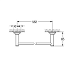 Grohe Essentials Authentic Держатель для банного полотенца 58.2см., подвесной, цвет: хром