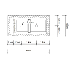 Decor Walther Omega 1 Светильник на зеркало 5x4.5x9(30-60)см, 1x S14D 30-60cm 1 Socket, цвет: золото