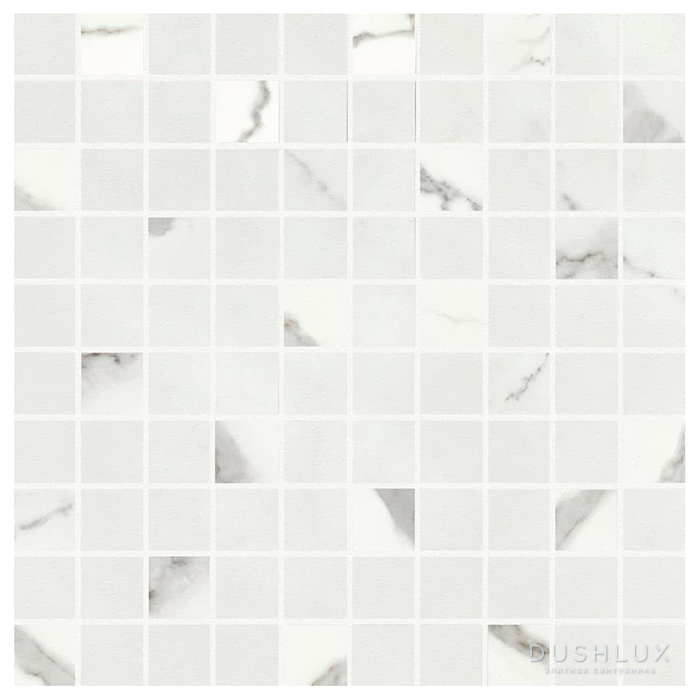 Фото Lea Ceramiche Dreaming Керамогранит 30x30см, универсальный, глазурованный, мозаика, цвет: calacatta shine/полуполированный